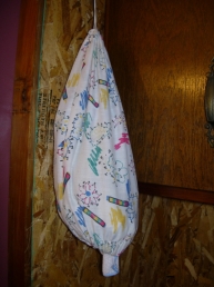 A bag for wet wipes (wash cloths)